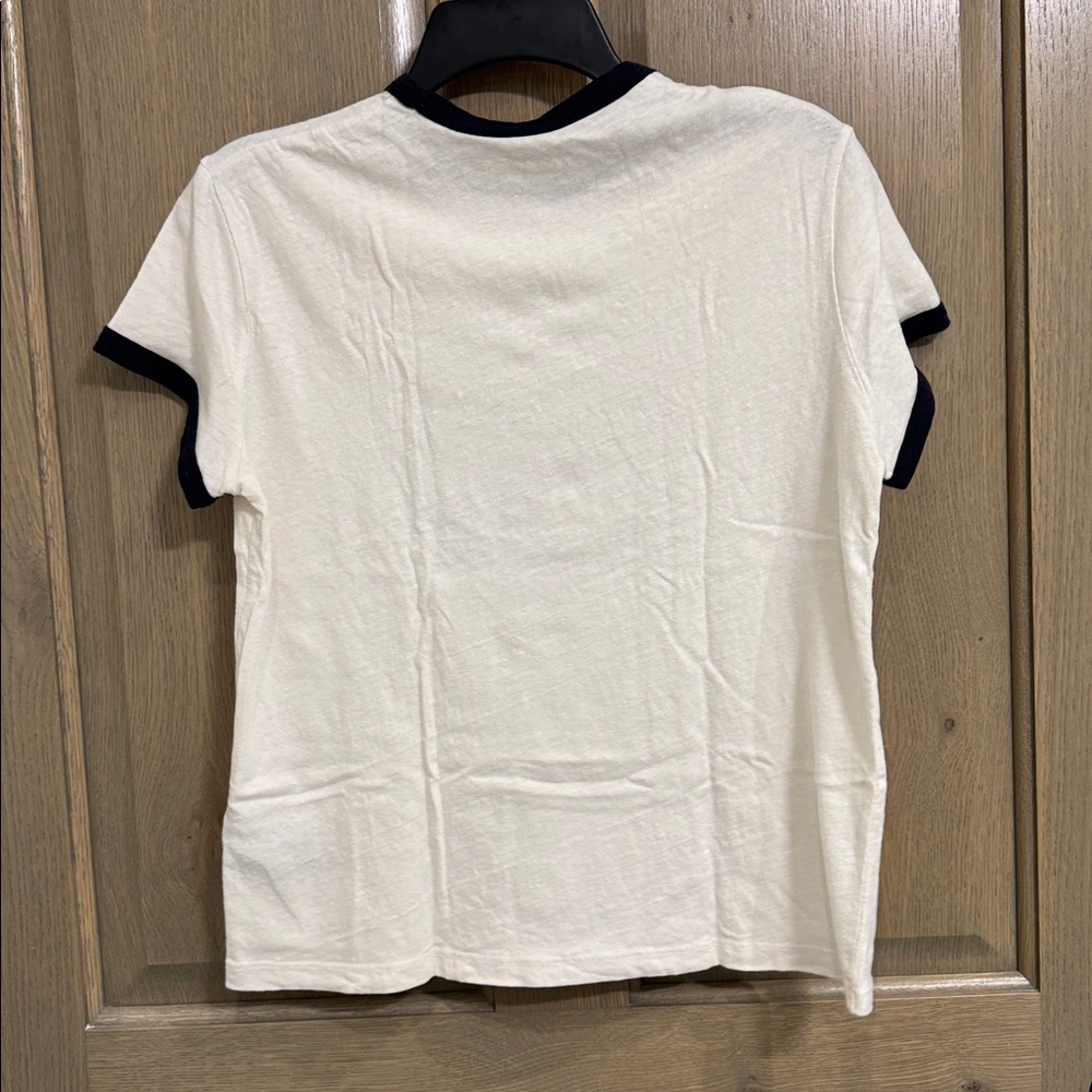 Zadig & Voltaire Rhinestone White Tee Size XS - Picture 4 of 5